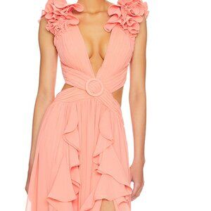 PatBo Flutter Sleeve Maxi Dress